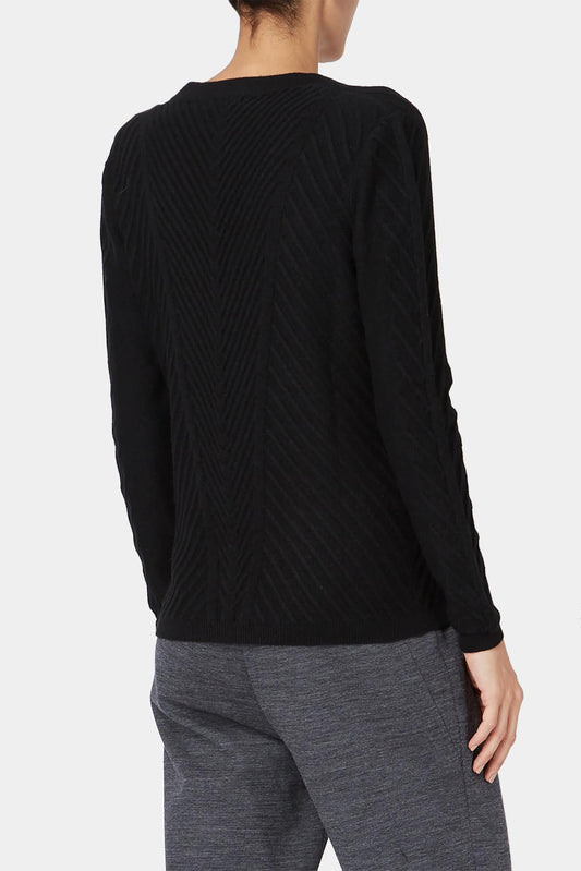 House Ullens Black Cashmere Sweater