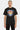 Marc Jacques Burton T-shirt imprimé en coton noir - 37846_L - LECLAIREUR