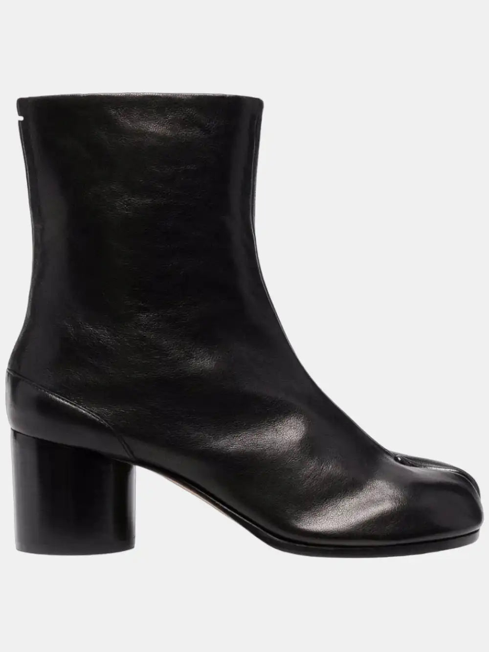 MARGIELA WOMEN Tabi toe ankle boots in black leather