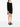 MARGIELA FEMME Robe en laine noire à coutures contrastantes - 48277_38 - LECLAIREUR