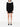 MARGIELA FEMME Robe en laine noire à coutures contrastantes - 48277_38 - LECLAIREUR