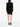 MARGIELA FEMME Robe en laine noire à coutures contrastantes - 48277_38 - LECLAIREUR