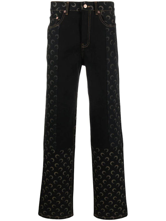 Marine Serre Jean "MOON DENIM