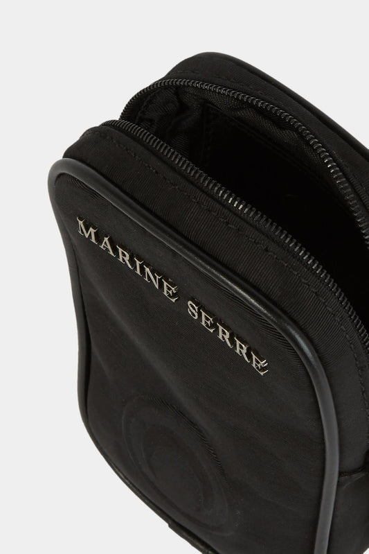 Bag Zipped Black Leather Marina Crossbody Small Side Bag -  Norway