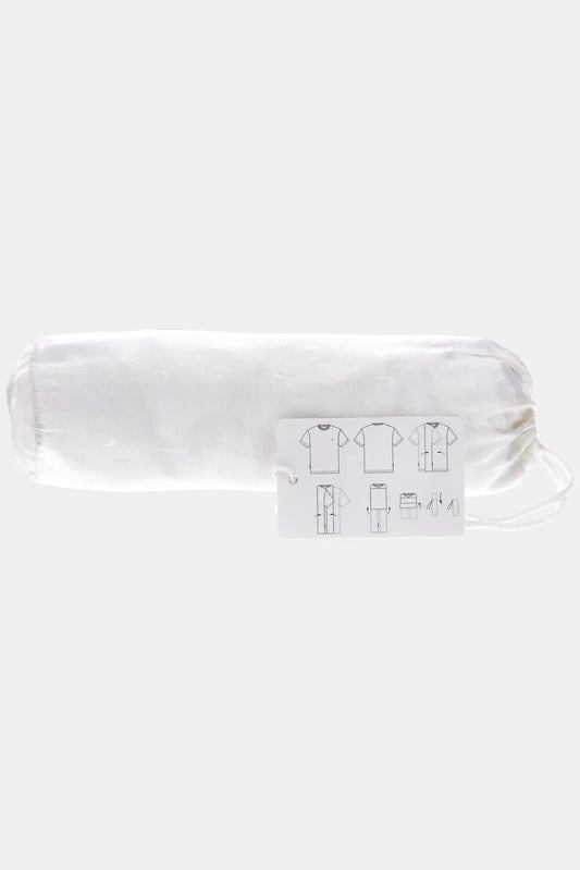 Marine Serre T-shirt en coton blanc à logo brodé - LECLAIREUR