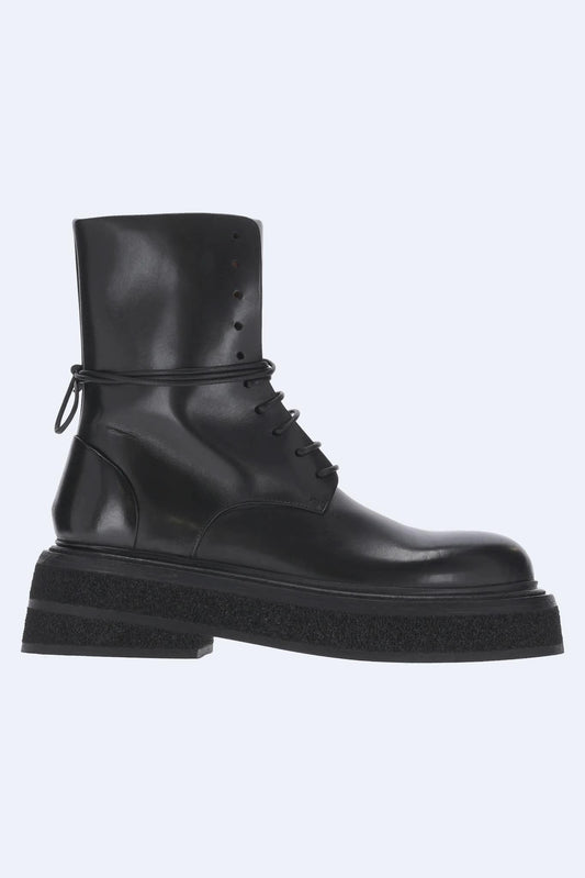 Marsèll Black ankle boots with front lacing