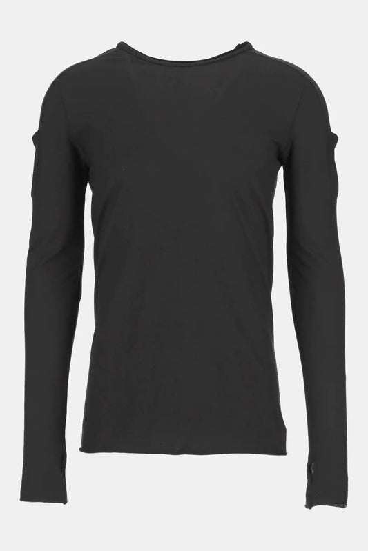 Masnada black cotton T-shirt