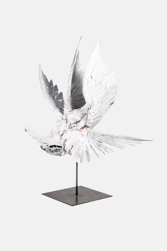 Mathieu Miljavac Sculpture Oiseaux - LECLAIREUR