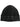 Moncler Bonnet en maille noire à patch logo - 43033_TU - LECLAIREUR
