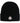 Moncler Bonnet noir en maille nervurée à patch logo - 43044_TU - LECLAIREUR