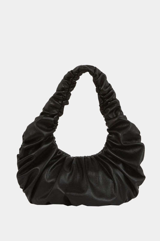 Nanushka "ANJA BAGUETTE" black vegan leather bag