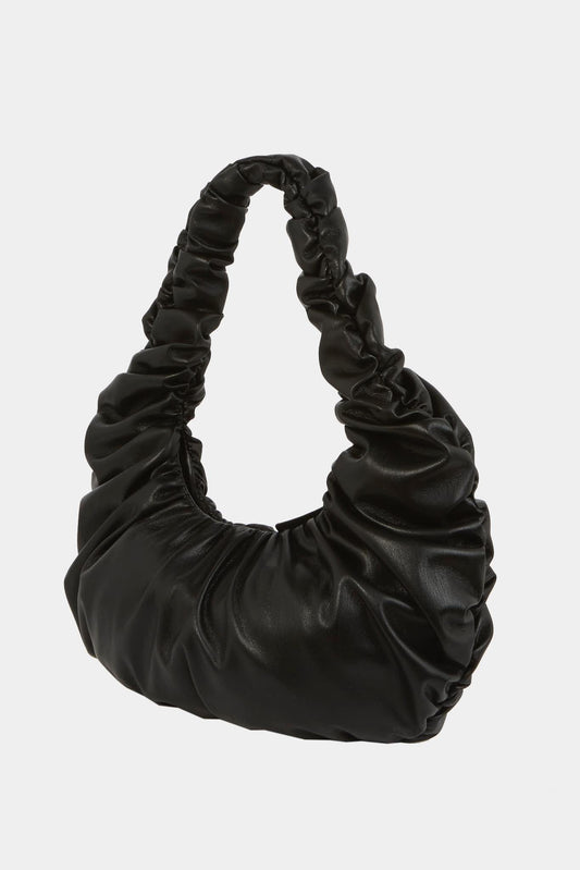 Nanushka "ANJA BAGUETTE" black vegan leather bag