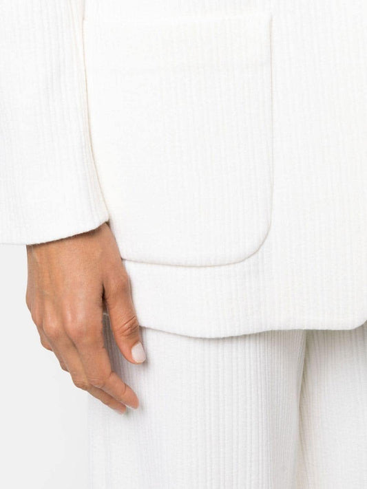 Nells Nelson Pantalon ample "Joelle" en laine vierge blanche - LECLAIREUR