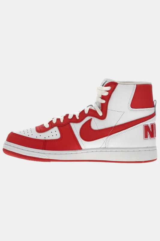 Nike x Comme Des Garçons Baskets hautes "TERMINATOR" rouge - LECLAIREUR
