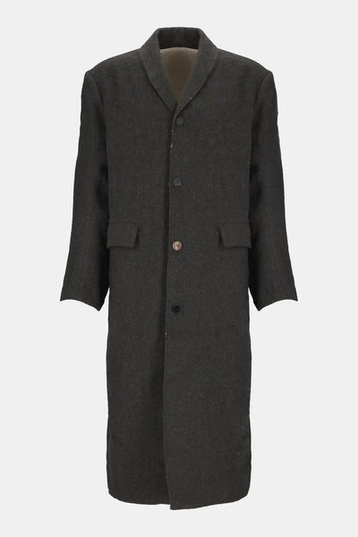 Nosapluna Long black wool coat