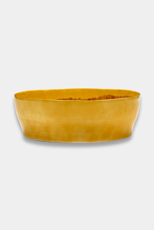 Ottolenghi x Serax Saladier "Feast" in yellow sandstone (Ø 22.5 cm)