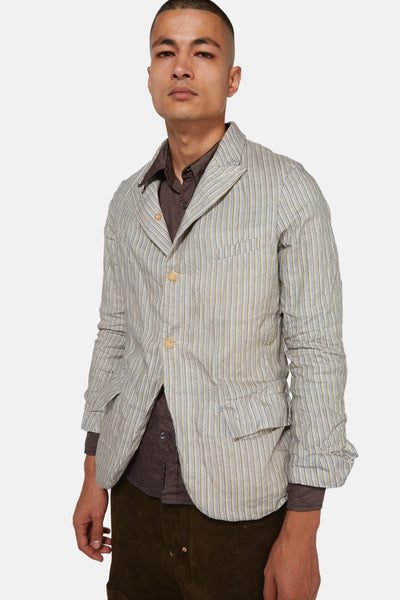 Paul Harnden Linen Striped Blazer