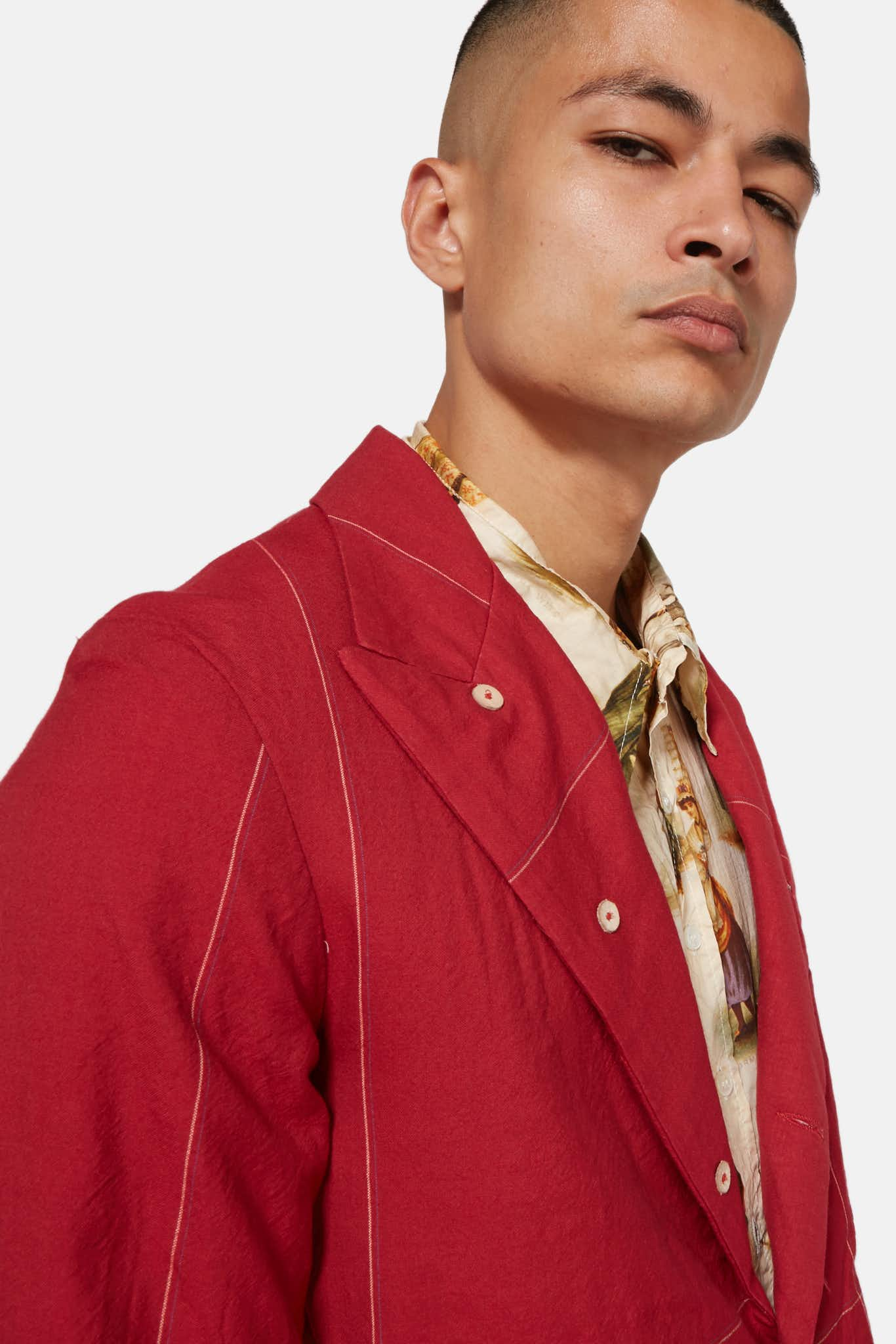 Paul Harnden Red wool blazer