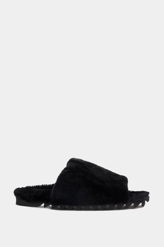 Peter Non Sandals in black wool
