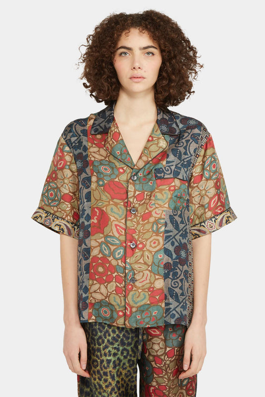 Pierre-Louis Mascia Silk Print Shirt