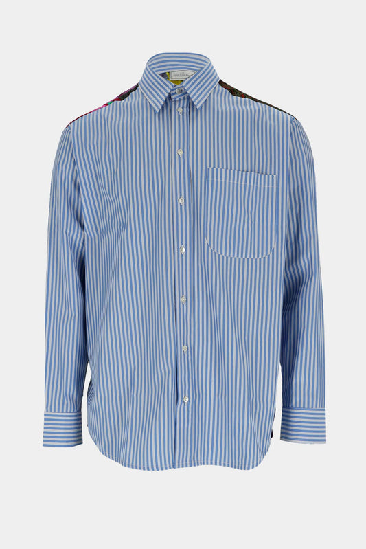 Pierre-Louis Mascia "Alokam" shirt contrasting in multicolored silk