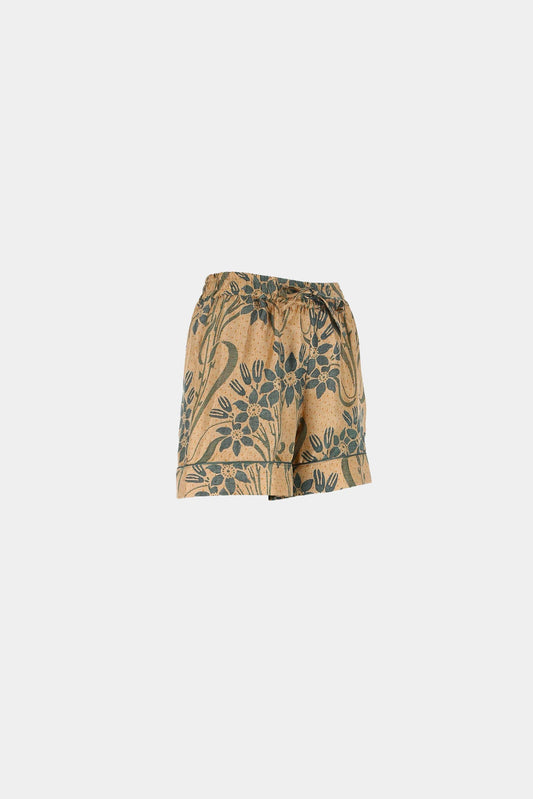 Pierre-Louis Mascia "Aloe" shorts in multicolored silk