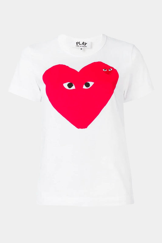 Play Comme Des Garçons T-shirt imprimé en coton - LECLAIREUR
