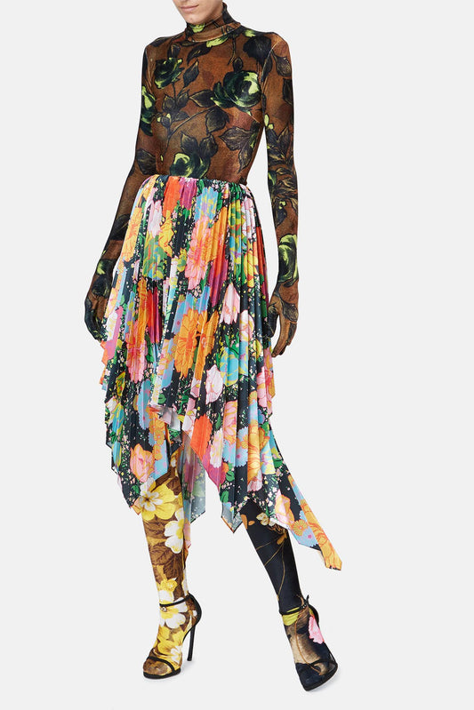 Richard Quinn Multicolored Printed Skirt
