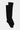 Rick Owens Chausettes en coton noir à logo - 40316_2 - LECLAIREUR