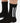 Rick Owens Chaussettes en maille noire et grise "Phlegethon" - 38716_2 - LECLAIREUR