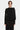 RICK OWENS Robe cape en laine noire - 40318_XS - LECLAIREUR