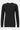Rick Owens T-shirt à manches longues en coton noir - 48597_M - LECLAIREUR