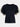 Sacai T-shirt bleu marine en coton à manches bouffantes - 48712_00 - LECLAIREUR