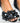 Sandales plates "Gloria Black" à laçage de soie noire - 41830_37 - LECLAIREUR