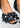 Sandales plates "Gloria Black" à laçage de soie noire - 41830_37 - LECLAIREUR