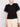 Simone Rocha T-shirt à manches bouffantes en tulle noire - 42173_XS - LECLAIREUR