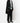 Suzusan Cardigan en cachemire noir à imprimé contrastant - 44291_M - LECLAIREUR