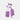 Suzusan Foulard en soie à imprimé abstrait violet - 45695_TU - LECLAIREUR