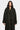 Uma Wang Manteau "Chiquita" en coton et laine mélangée noire - 41090_S - LECLAIREUR