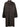 Uma Wang Manteau mi-long "JOSEPH" en coton noir/marron - 43828_XS - LECLAIREUR