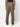 Uma Wang Pantalon en coton marron à lien de serrage - 42237_S - LECLAIREUR