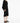 Uma Wang Robe mi-longue asymétrique en coton noir - 46493_S - LECLAIREUR