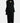 Uma Wang Robe mi-longue asymétrique en coton noir - 46493_S - LECLAIREUR