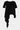 Uma Wang Top asymétrique "Tara" en jersey de coton noir - 42218_S - LECLAIREUR