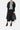 Yohji Yamamoto Manteau froncé asymétrique noir - 92910_0 - LECLAIREUR