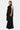 Yohji Yamamoto Robe asymétrique en lin et tencel noir - 26332_1 - LECLAIREUR